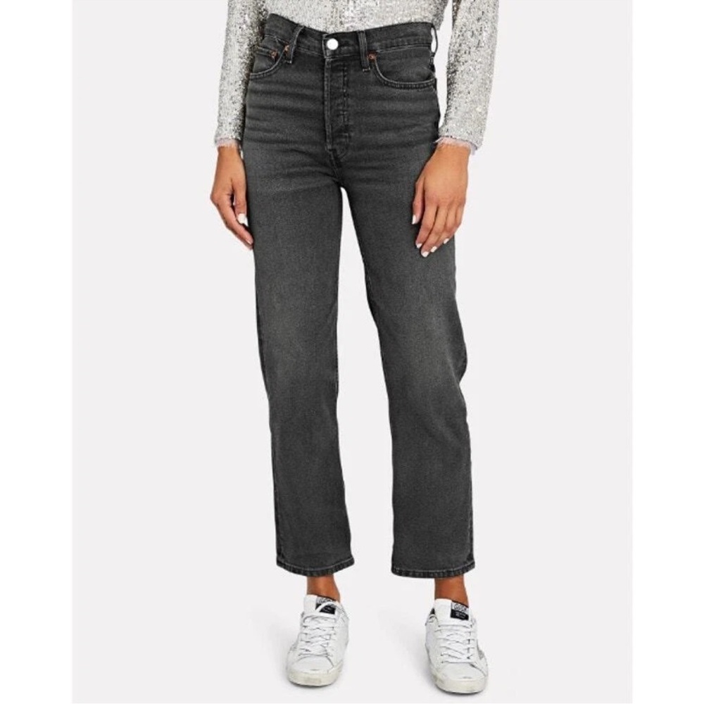RE/DONE 70s High-Rise Stove Pipe Jeans size 29